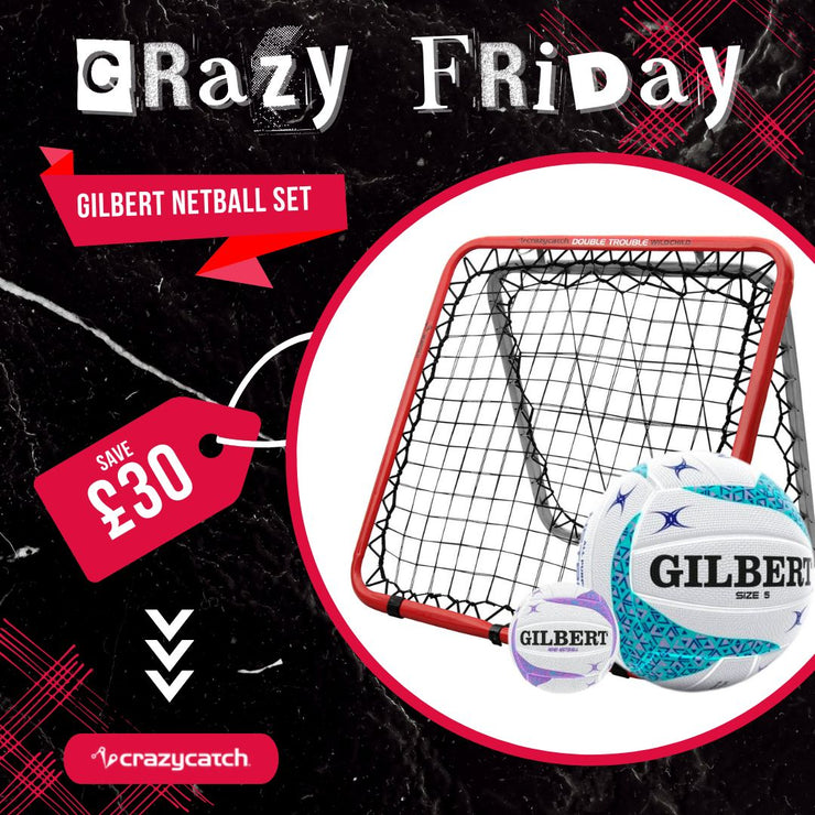 Crazy Catch X Gilbert Netball Set