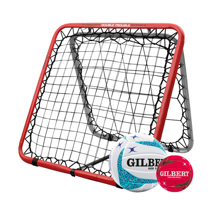 Crazy Catch X Gilbert Netball Set