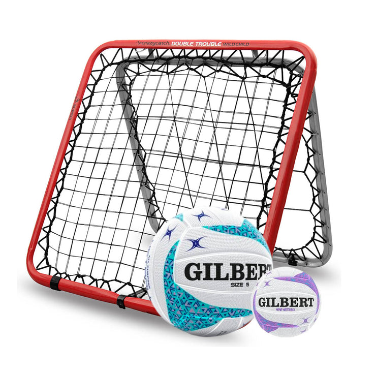 Crazy Catch X Gilbert Netball Set