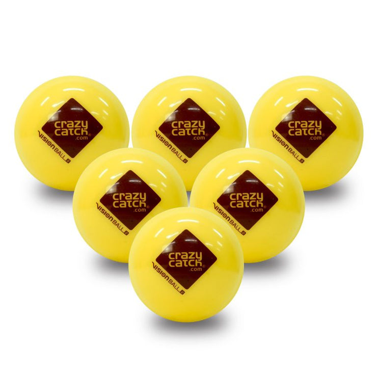 Level 2 Vision Ball Yellow (Pack of 6)