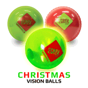 Crazy Catch CHRISTMAS Vision Ball (3 PACK)