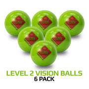 Level 2 Vision Ball Green (Pack of 6)